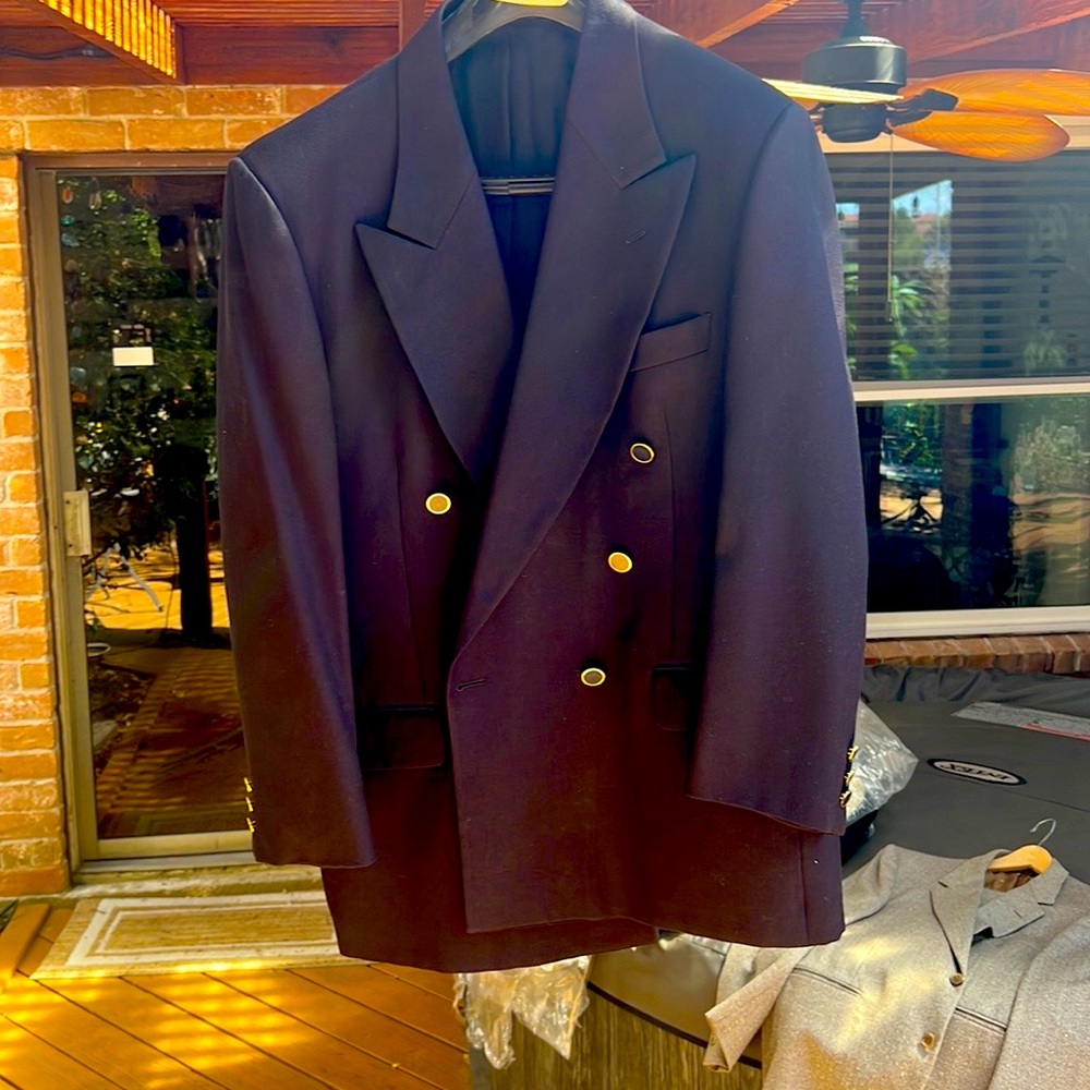 Vintage name brand suits & jackets